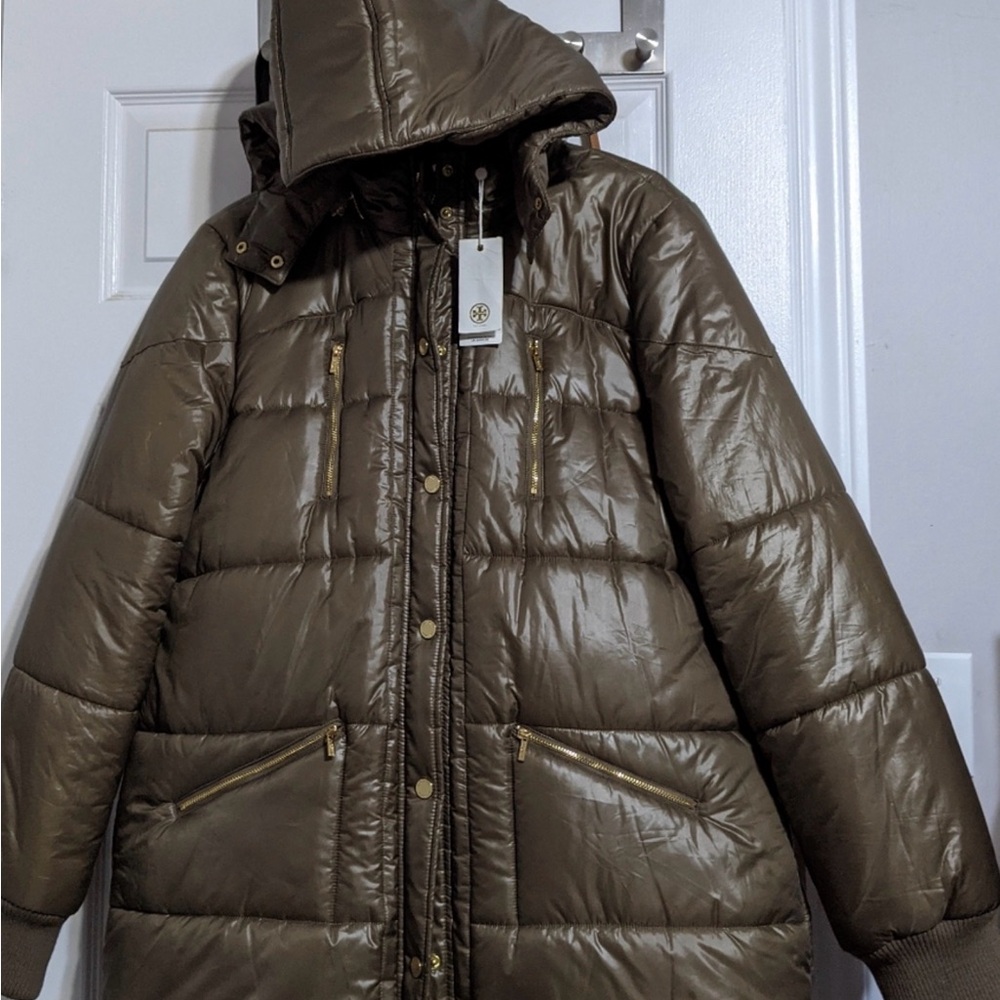 🔖 Tory Burch Olive Winter Coat